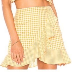 Lovers + FRIENDS Affection Skirt in Tangerine Size XS EUC